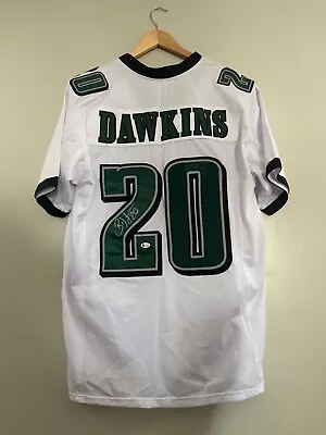 Eagles Brian Dawkins Authentic Signed White Jersey Autographed BAS Witnessed • $50