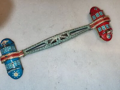 Vintage Japan Twirly Whirly Tin Litho Rocket Ride Part Only • $59.99