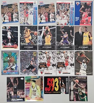 1990s &2000s BASKETBALL HOF/STAR CARD LOT OF 19 MICHAEL JORDAN KOBE EX-NM+*YCC* • $4.25