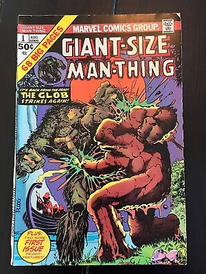 Giant Size Man Thing #1 1975 Bronze Age Key! FN/FN+ • $10.99