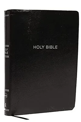 NKJV Holy Bible Super Giant Print Reference Bible Black Genuine Leather 43000... • £25.51