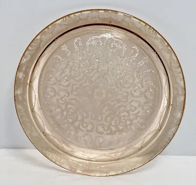 Federal MADRID PINK 11 1/4  ROUND CAKE PLATE • $12