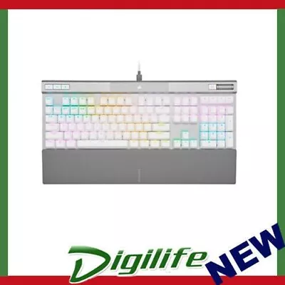 Corsair K70 RGB Pro Optical Mechanical Keyboard White OPX • $328