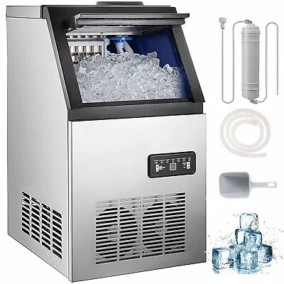 Built-in Commercial Ice Maker Stainless Steel Bar Restaurant Ice Cube Machine • $285.80