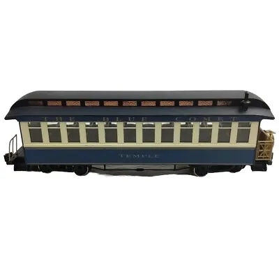 Bachmann Train G Scale Big Haulers The Blue Comet Temple Passenger Car Working • $51.99