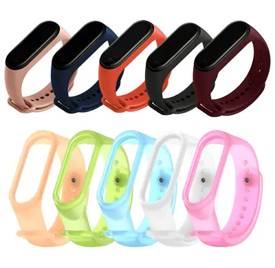 For Xiaomi MI Band 4 3 Strap Replacement Bracelet Silicone Wristband Watch Band • $1.28