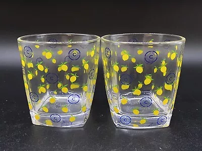 Vintage Ciroc & Yellow Lemon Lowball  Glasses 3   LOT 2 • $14.39