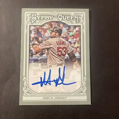 2013 Topps Gypsy Queen - Gypsy Queen Autographs #GQA-MA Matt Adams (AU) • $2