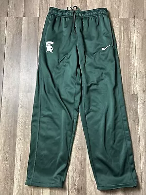 Nike Therma-Fit Michigan State Spartans Sweatpants Men’s Size Medium Green Pants • $70