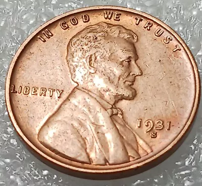 Excellent 1931-S 1C Red Lincol Penny  Nice Coin Item # 3347 • $75