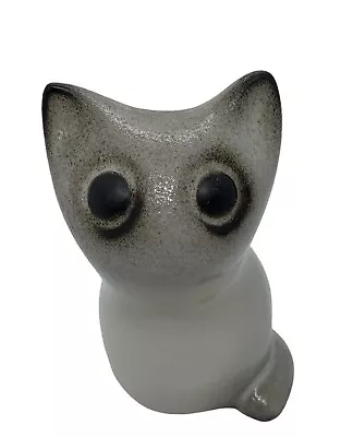 Howard Pierce Siamese Cat Figurine Mid Century Art Pottery Vintage USA • $65