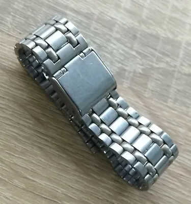 Vintage Bracelet Brushed Steel Metal Strap For Wrist Watch Band 10 Mm • $19.99