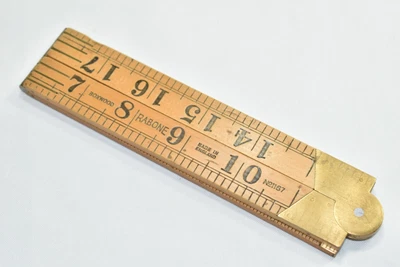 $25.07 • Buy Vintage RABONE No.1167 Folding Rule, 24 /2', Made In England,  Free UK Shipping