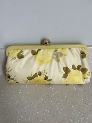 Vintage Cluch Bag Banana Republic Floral Print Everyday Evning Party Wear • $15.99