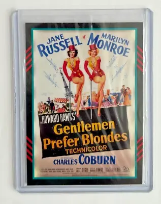 2011 Panini Americana Movie Posters Marilyn Monroe Swatch Card • $110.95