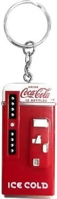 Coca Cola Vending Machine Keychain Miniature Lightweight W1.8×H6.5×D1.8cm... • $72.67