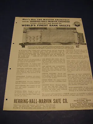 $75 • Buy ASBESTOS History HERRING HALL MARVIN SAFE 1947 CATALOG Diebold