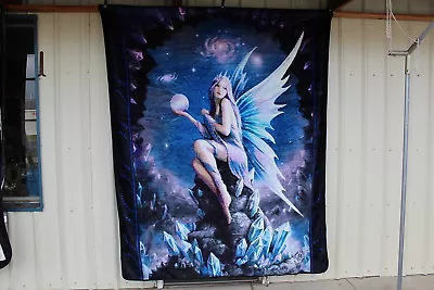 Anne Stokes Stargazer Fairy Gothic Fantasy Queen Size Blanket Bedspread • $60.01