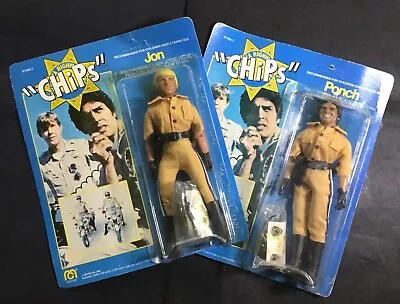 1977  Chips  Ponch & Jon 8  Figure Set • $190