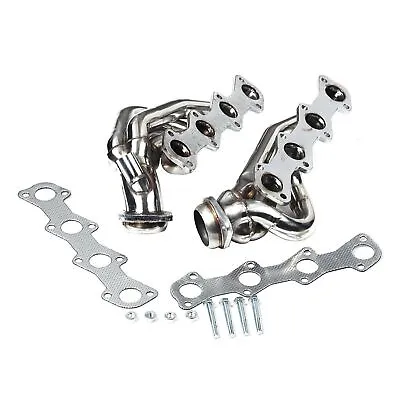 Shorty Headers For 97-03 Ford F150 XL XLT King Ranch Lariat 5.4L 330 V8 2WD 4WD • $169.99