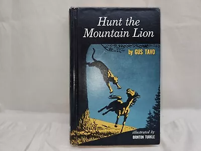 Hunt The Mountain Lion - Gus Tavo Hardcover 1960 And Includes 5 Cards • $54.99