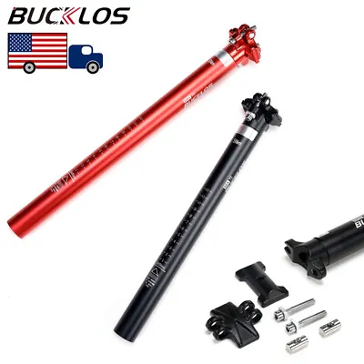 BUCKLOS 27.2/30.8/31.6mm Mountain Bike Seatpost Aluminum BMX Road Seat Post Tube • $21.50