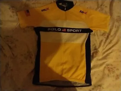 Vintage Polo Sport  Ralph Lauren Rlx Cycling Jersey Made In The U.S.A  READ  • $75