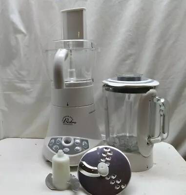 Wolfgang Puck Countertop BPB0100 Bistro Blender/Food Processor Dual Set White • $197.99