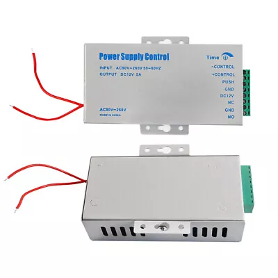 12V 5A Door Access Control Power Supply For RFID Reader Keypad Magnetic Lock 1pc • £16.49