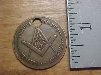 1920s Masonic Watch Key Fob J W Taylor Prescott Arizona • $9.99