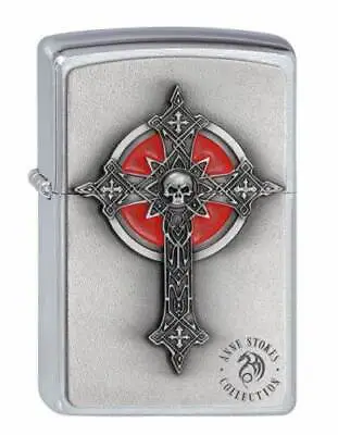 Zippo Gothic Cross (Anne Stokes) + Gratisgravur With / Without Gift Set ⁕ • £36.25