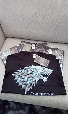 BNWT Game Of Thrones Chrome Stark Sigil T-shirt Bundle X 4 Small. • £7.50