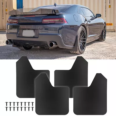 For Chevrolet Chevy Camaro 2000-2019 4Pcs Rally Mud Flaps Splash Guard Mudguard • $29.75