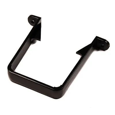 65mm Drain Pipe Down Pipe Rainwater Clip Square Black Stand Off • £1.60