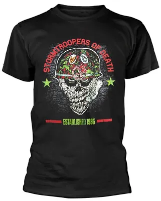 £15.49 • Buy Stormtroopers Of Death S.O.D Helmet Head Black T-Shirt -