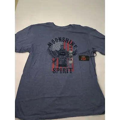 Nwt Men's Moonshine Spirit Blue T-shirt Size L • $20