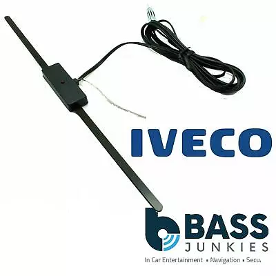 IVECO 12v Universal Internal Windscreen Glass Mount Car Radio Aerial Antenna • £9.50