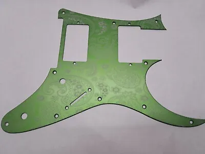 Venom Green Paisley Aluminum Pickguard Fits Ibanez  RG550 Jem RG Guitar HXH HH • $59.99