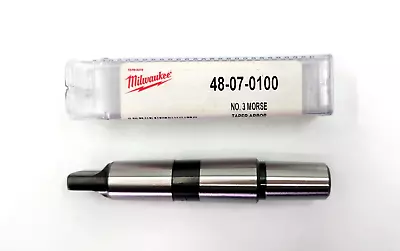 Milwaukee #3 Morse Taper Arbor  ¾” Chuck Model 48-07-0100 For Super-Hole Shooter • $15.99