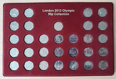 London 2012 Olympic 50p Coin Set + Team GB In Tray And Stamp • £165