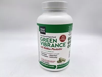 $44.99 • Buy Vibrant Health Green Vibrance 240 Vegicaps  Version 19.1 - Exp:05/2024