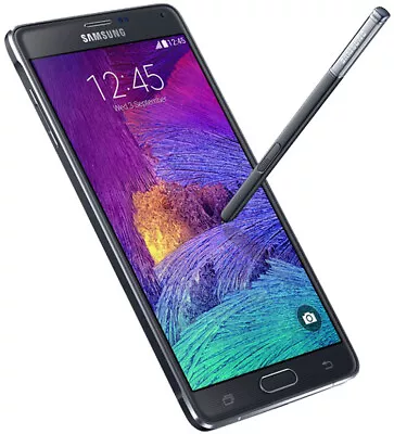 Samsung Galaxy Note 4 SM-N910T - 32GB T-Mobile Smartphone - LCD Shadow Burn - B • $55.24