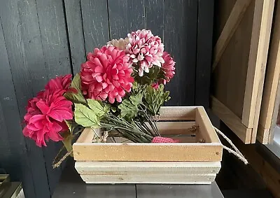 Cedar Garden Harvest Basket Flower Basket. Handmade. • $20