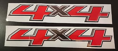 Set Of 2: 2016 4x4 Decals Chevy Silverado GMC Sierra Bed Side 1500 • $12.99