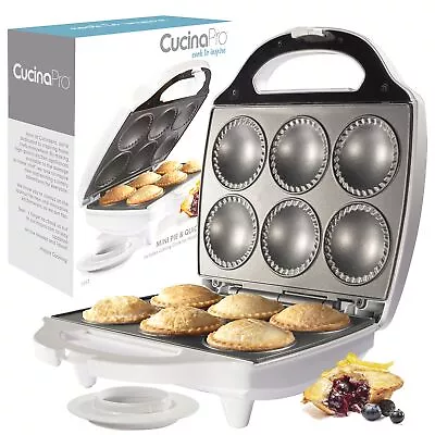 Mini Pie & Quiche Maker For Xmas Holiday Baking - Nonstick Baker Cooks 6 Smal... • $51.09