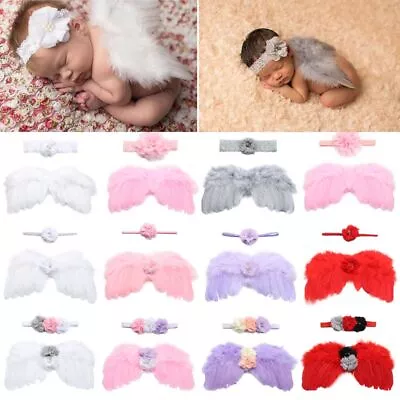 For Infants Angel Wing Baby Photo Props Newborn Photography Accessories • £3.39