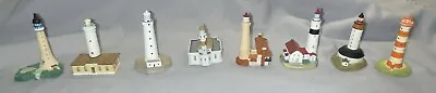 Set Of Eight (8) Miniature Lighthouse Figurines By LENOX In Good Used Condition • $19.99