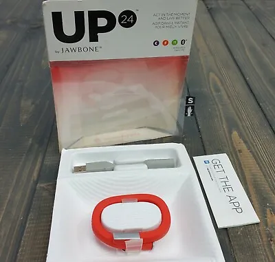 Jawbone UP24 Orange Small Wristband Fitness Bracelet With Box • $9.99