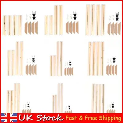 DIY Solid Wood Canvas Frame Easy To Build Wooden Wooden Strip Frames For Drawing • £9.99