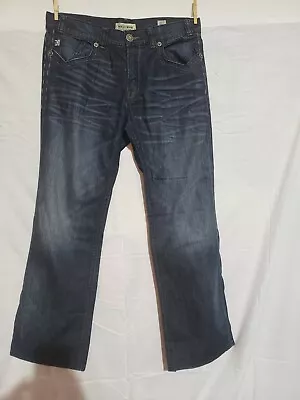 MEK DNM Jeans Mens  Orsova Button Fly Flap Pockets Distressed  34x34 • $22.44